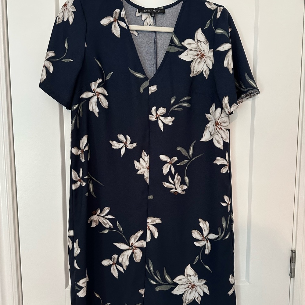 Floral Navy Dress